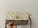 蔻馳（COACH）【新年禮物】奧萊女士女包BRYNN單肩斜挎包麻將包時(shí)尚百搭 IM/粉筆白色 混合色 曬單實(shí)拍圖