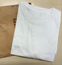 MUJI男式無(wú)側縫天竺編織圓領(lǐng)T恤2件裝25年夏季男士男款短袖打底衫背心 白色 FA16CC5S XL （180/104A） 曬單實(shí)拍圖