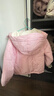 巴拉巴拉童裝兒童棉服女男幼童外套秋冬裝新款三防保暖加厚連帽衣服萌 粉紅60045 120 曬單實(shí)拍圖