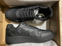 安踏元年｜小黑鞋板鞋男秋冬季厚底增高休閑鞋復古撞色潮流男士運動(dòng)鞋 【元年小黑鞋】黑武士/黑-13 42 (260mm) 曬單實(shí)拍圖