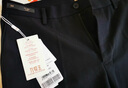 九牧王【防皺 易打理】西褲男士商務(wù)通勤舒適休閑正裝褲子 【抗皺耐洗】黑色+合體版+TP7EX50643 31 碼170/76A(2.34)尺78cm 曬單實(shí)拍圖