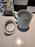 雅瓷[新年禮物]汝窯茶杯陶瓷泡茶杯老板杯帶蓋大號男士辦公杯會(huì )議杯 汝窯會(huì )議杯460ml1只 曬單實(shí)拍圖