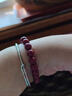 潮之夢(mèng)朱砂手鏈女幸運四葉草紅繩手串男本命年編織手飾禮物送女友禮物 紫金砂-四葉草-手串 曬單實(shí)拍圖
