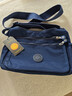 新款單肩包女士斜跨包潮帆布單肩斜挎女包多層次防水尼龍牛津布包中老年生意包休閑旅行女包 深藍色 曬單實(shí)拍圖