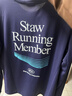 STAW基礎印花運動(dòng)跑步長(cháng)袖T恤男吸濕排汗3A抗菌馬拉松訓練休閑速干衣 深紫色 S 曬單實(shí)拍圖