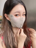 LUCYLEE美國過(guò)敏性鼻炎專(zhuān)用口罩粉塵防曬紫外線(xiàn)男女士高顏值透氣立體冰絲 2只裝【暮夜黑】膠原蛋白-鼻子舒服不敏感 曬單實(shí)拍圖