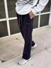 Cebrodz法國 燈芯絨加絨休閑褲男秋冬季直筒加厚褲子抓絨保暖男褲運動(dòng)褲 灰色 L 曬單實(shí)拍圖