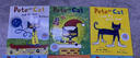 Pete the Cat 皮特貓平裝大開(kāi)本6冊 I Love My White Shoes 我愛(ài)我的白鞋子等 原版進(jìn)口 英文原版繪本 送音頻 曬單實(shí)拍圖