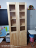 紅森集實(shí)木書(shū)柜帶玻璃門(mén)客廳家用展示柜現代簡(jiǎn)約兒童書(shū)架松木定制儲物柜 2門(mén)80長(cháng)*32深*200高 曬單實(shí)拍圖