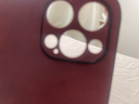 mlnew 蘋(píng)果iPhone12ProMax鏡頭全包手機殼蘋(píng)果12ProMax保護殼小羊皮手機套A2412防摔保護套防滑5G 【酒紅色】配全屏高清鋼化膜 曬單實(shí)拍圖