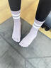 帛芮五指瑜伽襪普拉提襪子中長(cháng)筒防滑專(zhuān)業(yè)女室內運動(dòng)指壓板專(zhuān)用訓練襪 曬單實(shí)拍圖