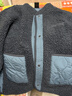 斯凱奇（Skechers）休閑搖粒絨外套春季新款寬松復古保暖抗靜電運動(dòng)茄克 深灰色/02CF L 曬單實(shí)拍圖