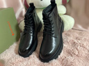 夢(mèng)特嬌（MONTAGUT）馬丁靴男秋冬新款真皮加絨保暖皮靴男戶(hù)外休閑防水防滑工裝靴子男 黑色-頭層牛皮（皮鞋碼） 41 曬單實(shí)拍圖