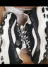 斯凱奇（Skechers）奧利奧熊貓鞋丨老爹鞋女經(jīng)典黑白復古春夏輕便潮流增高運動(dòng)休閑鞋 【女款】黑色/白色-BKW 37.5 曬單實(shí)拍圖