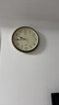 精工新品日本精工11英寸掃秒簡(jiǎn)約掛鐘家用免打孔臥室靜音鐘表直徑28cm 曬單實(shí)拍圖