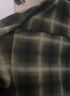 三彩2025冬季新款格紋襯衫翻領(lǐng)寬松襯衣磨毛休閑疊穿Z 深海藍格紋 S 155/80A 曬單實(shí)拍圖