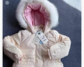 PawinPaw【三防】卡通小熊童裝秋冬女童收腰中長(cháng)款羽絨服 Beige米色/35 120 cm 曬單實(shí)拍圖