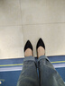 卓詩(shī)尼高跟鞋女2026年春季新款簡(jiǎn)約粗跟職場(chǎng)通勤女鞋工作鞋尖頭粗跟單鞋 黑色 37 曬單實(shí)拍圖