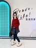 優(yōu)優(yōu)1點(diǎn)女童套裝2025過(guò)年新款兒童衣服冬季大童拜年服高級感女孩新年裙子 19741毛衣4533裙子【套裝/無(wú)圍巾】 150 cm 曬單實(shí)拍圖