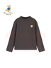 Classic Teddy精典泰迪兒童打底衫男女童半高領(lǐng)衣服中大童裝時(shí)尚春裝 碳灰 110 曬單實(shí)拍圖