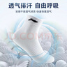 李寧（LI-NING）襪子男運動(dòng)襪（6雙裝）跑步籃球襪吸汗防脫透氣休閑男女生活襪 曬單實(shí)拍圖