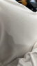 班尼路秋冬季新款加絨抗菌防螨低領(lǐng)圓領(lǐng)打底衫男裝柔軟舒適潮流百搭長(cháng)袖 【雙面絨】-白#純色 5XL 曬單實(shí)拍圖