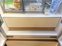 美菱（MeiLing）小確杏502升法式多門(mén)冰箱大容量雙系統70cm寬制冰超薄零嵌入底部散熱白色BCD-502WFPU9CZX國家補貼 曬單實(shí)拍圖