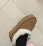 UGG秋季女士舒適茸茸毛鞋領(lǐng)厚底圓頭休閑懶人毛毛鞋 1166733 CHE | 栗色 37 鞋款偏小，建議拍大一碼 曬單實(shí)拍圖