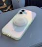 PopSockets【iPhone經(jīng)典透殼】泡泡騷磁吸防摔手機保護套適用蘋(píng)果iPhone17/16ProMax磁吸珍珠粉彩虹海手機殼 彩虹海  iPhone 16 Pro 曬單實(shí)拍圖
