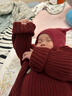 babylove【清倉】嬰兒連體衣秋冬款針織哈衣爬服純色男女寶寶毛衣保暖衣服 曬單實(shí)拍圖
