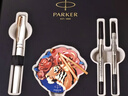 派克（PARKER）簽字筆 商務(wù)禮贈男女生日禮物高顏值禮盒 威雅XL月光白玫瑰金夾寶珠筆+虎嗅薔薇禮盒 曬單實(shí)拍圖