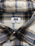優(yōu)衣庫男女裝法蘭絨格子襯衫長(cháng)袖襯衣薄外套481225 480770 481225/30淺米色 XL 曬單實(shí)拍圖