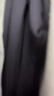 海瀾之家（HLA）休閑褲男輕商務(wù)加絨加厚保暖褲子男冬季 黑色1S HKCAW4J120A 36 180/92A 推薦161~170斤 曬單實(shí)拍圖