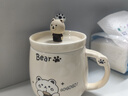 品喻（PINYU）杯子陶瓷馬克杯咖啡杯高顏值帶蓋勺創(chuàng  )意水杯茶杯男女家居館卡通熊 曬單實(shí)拍圖