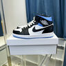 Air AJ1 喬1 黑藍腳趾 黑白藍 皇家藍 籃球鞋男鞋女鞋BQ6472-102 Air AJ1 喬1 黑藍腳趾 黑白藍 皇家藍 BQ6472-102 36 曬單實(shí)拍圖