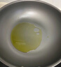 廚之翼（CHUZHIYI）chuzhiyi/廚之翼晶鉆鈦琺瑯炒鍋家用無(wú)涂層炒菜鍋平底鐵鍋不粘鍋 32cm 曬單實(shí)拍圖