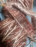 手染花色松鼠絨中粗線(xiàn)亮絲線(xiàn)手工編織鉤帽子的線(xiàn)圍巾線(xiàn)外套毛線(xiàn)團 20琥珀棕色 曬單實(shí)拍圖