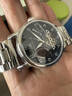 上海手表男款自動(dòng)機械表星期日歷夜光多功能?chē)頃r(shí)尚飛輪男表禮物924 經(jīng)典版-【鋼帶黑盤(pán)】 數字刻度 雙歷飛輪 曬單實(shí)拍圖