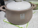 康巴赫砂鍋陶瓷煲家用鎖鮮大肚煲燉湯煲湯燉肉鍋燜飯熬粥 大肚煲 適合【1-2】 1.8L 耐高溫 干燒不裂 曬單實(shí)拍圖