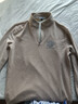 真維斯含蠶絲長(cháng)袖T恤男半拉鏈抗菌保暖打底衫T0038 卡其（中國圓X） 2XL 曬單實(shí)拍圖