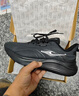鴻星爾克跑鞋男加絨款秋冬季新款緩震加棉運動(dòng)鞋子男鞋保暖棉鞋跑步鞋流星 正黑 41 曬單實(shí)拍圖