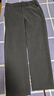 皮爾卡丹（pierre cardin）垂順雪尼爾冬季加絨加厚中年男士休閑褲寬松直筒闊腿爸爸秋冬褲子 深灰色【厚款不加絨】 L 適合體重(130-145)斤 曬單實(shí)拍圖
