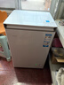 海爾（Haier）100L單溫冰柜小型家用小冰柜商用冷藏冷凍兩用轉換冷柜小冰箱減霜一級能效BC/BD-100GHW9D 曬單實(shí)拍圖