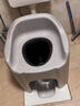 RX DOUGHNUT老人洗澡坐便兩用椅坐便凳蹲坑坐便器移動(dòng)馬桶淋浴凳廁所大便凳子 多功能坐便凳灰色+淋浴坐便兩用+雙桶 曬單實(shí)拍圖