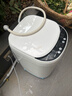 奧克斯（AUX）迷你洗衣機 全自動(dòng)小型嬰兒兒童寶寶內衣波輪洗衣機 帶甩干烘干洗脫一體 【國補】4KG洗脫容量白色【母嬰專(zhuān)用】 曬單實(shí)拍圖