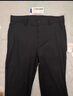 海瀾之家（HLA）西褲男春秋輕商務(wù)修身褲通勤褲子男 黑色25 3XL 190/96A 推薦87-95kg 曬單實(shí)拍圖