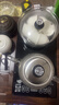 新款全自動(dòng)茶具套裝燒水壺一體功夫茶盤(pán)家用泡茶底部上水茶臺整套 圓福茶盤(pán)（新款）白瓷側把茶具底部上水黑色 1件 曬單實(shí)拍圖