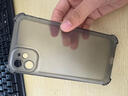 bova適用蘋(píng)果11手機殼防摔iPhone11手機套磨砂防滑抗指紋11透明簡(jiǎn)約男款軟殼硅膠套十一全包后蓋保護殼 蘋(píng)果11/iPhone11透明灰色氣囊磨砂軟殼 曬單實(shí)拍圖