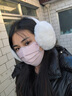 特步（XTEP）女士耳罩保暖護耳朵套耳包可折疊毛絨防風(fēng)保暖耳罩冬季電動(dòng)車(chē)耳捂 珍珠白【保暖聚熱/親膚護耳】軟糯顯臉小 【正品保證】 曬單實(shí)拍圖