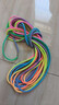 映棠跳皮筋繩兒童專(zhuān)用80后懷舊幼兒園高彈力耐用小學(xué)生橡皮筋跳繩老式 七彩跳繩【5米】 曬單實(shí)拍圖